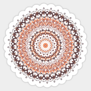 Autumn Leaves Mandala Sticker